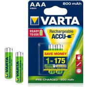 Varta AAA Recargables 800mAh